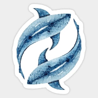 Eternal sharks love Sticker